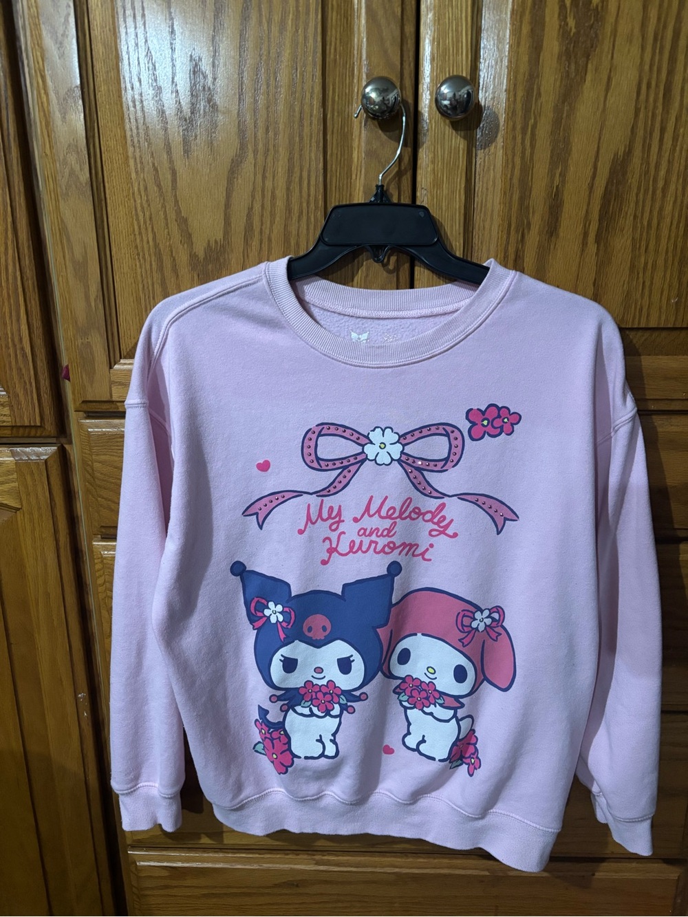 Hybrid & company Pink My Melody & Kuromi Graphic Sweatshirt